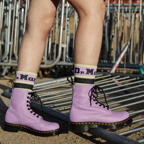 Doc Martens Lilac Boots size 7 - Picture 1 of 7